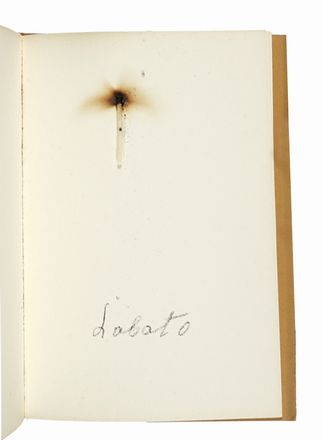  Kounellis Jannis : La via del Sangue.  - Asta Libri, autografi e manoscritti - Libreria Antiquaria Gonnelli - Casa d'Aste - Gonnelli Casa d'Aste