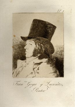  Francisco Goya y Lucientes  (Fuendetodos,, 1746 - Bordeaux,, 1828) : Los Caprichos.  - Auction Ancient, modern and contemporary art - Libreria Antiquaria Gonnelli - Casa d'Aste - Gonnelli Casa d'Aste
