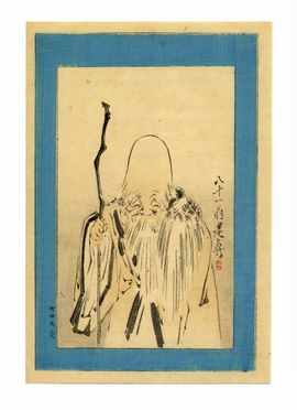  Artista giapponese di epoca Meiji : Fukurokuju (o Fukurokujin).  - Asta Arte antica, moderna e contemporanea - Libreria Antiquaria Gonnelli - Casa d'Aste - Gonnelli Casa d'Aste