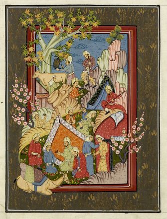  Arte Rajasthani Mughal : Due scene di corte e uno spaccato di vita quotidiana.  - Asta Arte antica, moderna e contemporanea - Libreria Antiquaria Gonnelli - Casa d'Aste - Gonnelli Casa d'Aste
