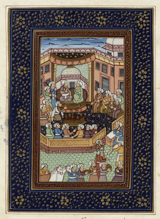  Arte Rajasthani Mughal : Due scene di corte e uno spaccato di vita quotidiana.  - Asta Arte antica, moderna e contemporanea - Libreria Antiquaria Gonnelli - Casa d'Aste - Gonnelli Casa d'Aste