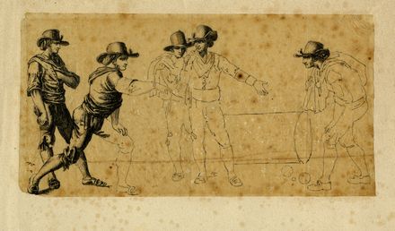  Bartolomeo Pinelli  (Roma, 1781 - 1835) [attribuito a] : Lotto composto di 2 disegni.  [..]