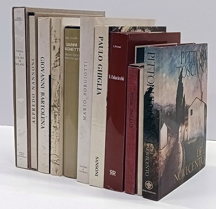 Lotto di 11 opere su artisti toscani del '900. Arte  Piero Bernardini  (Firenze, 1891 - 1974), Mario Borgiotti  (Livorno, 1906 - Firenze, 1977), Jolanda Pelagatti, Luigi Cavallo, Ugo Fanfani  - Auction Books, autographs & manuscripts [timed auction] - Libreria Antiquaria Gonnelli - Casa d'Aste - Gonnelli Casa d'Aste