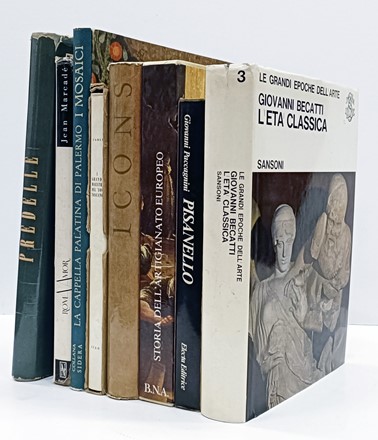Lotto di 8 opere di arte classica e medievale. Arte  Giovanni Paccagnini, Pietro Toesca, Giovanni Becatti, Enzo Carli  (Pisa, 1910 - Siena, 1999)  - Auction Books, autographs & manuscripts [timed auction] - Libreria Antiquaria Gonnelli - Casa d'Aste - Gonnelli Casa d'Aste