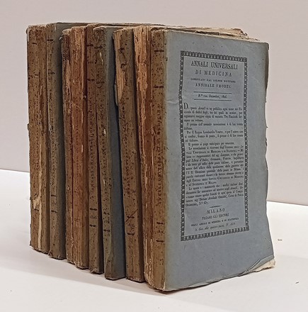 Annali Universali di medicina compilati da Annibale Omodei. Periodici e Riviste, Medicina, Collezionismo e Bibliografia  Annibale Omodei  - Auction Books, autographs & manuscripts [timed auction] - Libreria Antiquaria Gonnelli - Casa d'Aste - Gonnelli Casa d'Aste