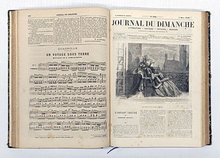 Journal du Dimanche. Litt�rature, Histoire, Voyages, Musique.  - Asta Libri, manoscritti e riviste [ASTA A TEMPO] - Libreria Antiquaria Gonnelli - Casa d'Aste - Gonnelli Casa d'Aste