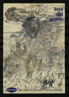  Silvio Loffredo  (Parigi, 1920 - Trebiano, 2013) : Lotto composto di 11 disegni.  [..]