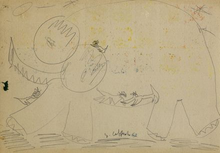  Silvio Loffredo  (Parigi, 1920 - Trebiano, 2013) : Lotto composto di 11 disegni.  - Auction Ancient, modern and contemporary art - Libreria Antiquaria Gonnelli - Casa d'Aste - Gonnelli Casa d'Aste