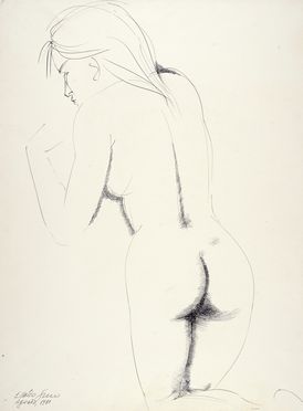  Emilio Greco  (Catania, 1913 - Roma, 1995) : Lotto composto di 3 disegni erotici  [..]