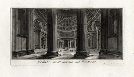  Giovanni Battista Piranesi  (Mogliano Veneto, 1720 - Roma, 1778) : Lotto di dodici  [..]