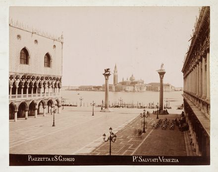  Paolo Salviati  (Venezia, 1818 - 1894) : Lotto di 16 vedute di Venezia.  - Asta Fotografie storiche - Libreria Antiquaria Gonnelli - Casa d'Aste - Gonnelli Casa d'Aste