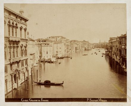  Paolo Salviati  (Venezia, 1818 - 1894) : Lotto di 16 vedute di Venezia.  - Auction Fotografie storiche - Libreria Antiquaria Gonnelli - Casa d'Aste - Gonnelli Casa d'Aste