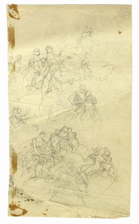  Filippo Tobia Raffaele Casnedi  (Dumenza,, 1822 - Milano,, 1892) : Due scene di  [..]