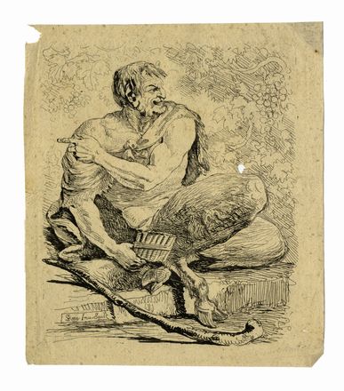  Paolo Borsa  (Monza,, 1827 - 1912) : Studio per paggio e studio di mano.  - Auction Ancient, modern and contemporary art - Libreria Antiquaria Gonnelli - Casa d'Aste - Gonnelli Casa d'Aste