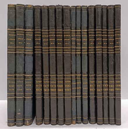 Nouvelles Annales de la Construction. Publication rapide et �conomique des documents [...] relatifs � la construction fran�aise et �trang�re. Periodici e Riviste, Ingegneria, Collezionismo e Bibliografia, Scienze tecniche e matematiche  - Auction Books, autographs & manuscripts [timed auction] - Libreria Antiquaria Gonnelli - Casa d'Aste - Gonnelli Casa d'Aste