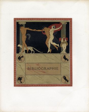  George Barbier  (Nantes, 1882 - Parigi, 1932) : Lotto composto di 27 illustrazioni,  [..]