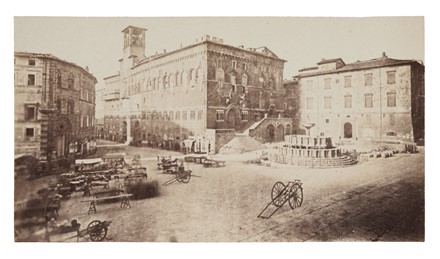  Pirro Vitali  (Perugia, 1837 - 1879) : Lotto di tre fotografie: vedute di Perugia.  - Asta Fotografie storiche - Libreria Antiquaria Gonnelli - Casa d'Aste - Gonnelli Casa d'Aste