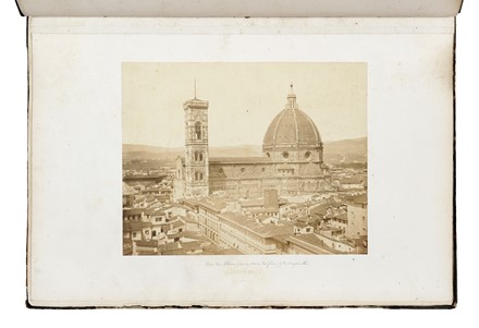  Fratelli Alinari  (attivi a Firenze, 1854 - 1920), Alphonse Bernoud  (Meximieux, 1820 - Lione, 1889) : Album con 15 fotografie di Firenze e Siena.  - Auction Fotografie storiche - Libreria Antiquaria Gonnelli - Casa d'Aste - Gonnelli Casa d'Aste