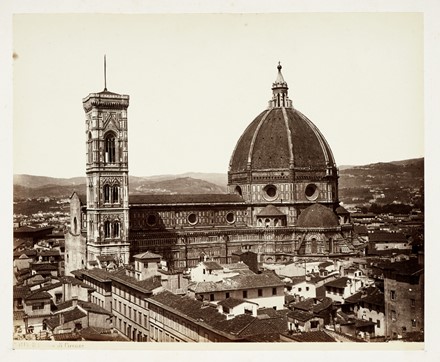  Autori vari : Scatola con una raccolta di 43 fotografie: vedute di Firenze.  Giacomo Brogi  (Firenze, 1822 - 1881), Giorgio Sommer  (Francoforte sul Meno, 1834 - Napoli, 1914)  - Asta Fotografie storiche - Libreria Antiquaria Gonnelli - Casa d'Aste - Gonnelli Casa d'Aste