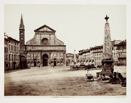  Autori vari : Scatola con una raccolta di 43 fotografie: vedute di Firenze.  Giacomo  [..]