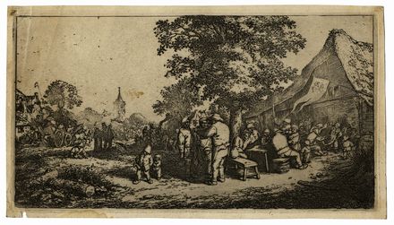  Adriaen (van) Ostade  (Haarlem,, 1610 - ivi, 1685) : Lotto di diciotto incisioni.  - Asta Arte antica, moderna e contemporanea - Libreria Antiquaria Gonnelli - Casa d'Aste - Gonnelli Casa d'Aste