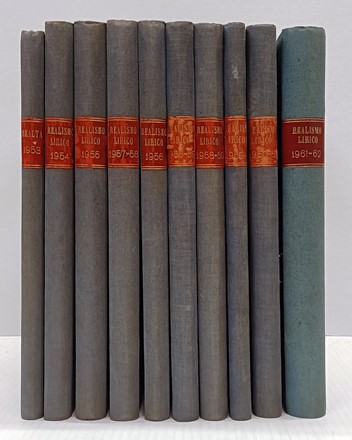 Realt�, (poi) Realismo lirico. Rivista bimestrale di letteratura. Periodici e Riviste, Letteratura, Collezionismo e Bibliografia  Aldo Capasso  - Auction Books, autographs & manuscripts [timed auction] - Libreria Antiquaria Gonnelli - Casa d'Aste - Gonnelli Casa d'Aste