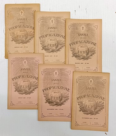 Annali della propagazione della fede. Periodici e Riviste, Religione, Collezionismo e Bibliografia  - Auction Books, autographs & manuscripts [timed auction] - Libreria Antiquaria Gonnelli - Casa d'Aste - Gonnelli Casa d'Aste