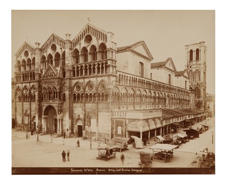  Pietro Poppi  (Cento, 1833 - Bologna, 1914) : Lotto di quattro albumine: vedute di Vicenza e Ferrara.  - Asta Fotografie storiche - Libreria Antiquaria Gonnelli - Casa d'Aste - Gonnelli Casa d'Aste