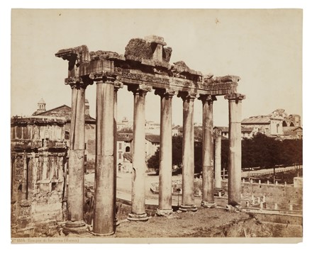  Giorgio Sommer  (Francoforte sul Meno, 1834 - Napoli, 1914) : Lotto di quattro vedute di Roma.  Edmondo Behles  (Heidenheim, 1841 - Roma, 1921)  - Asta Fotografie storiche - Libreria Antiquaria Gonnelli - Casa d'Aste - Gonnelli Casa d'Aste