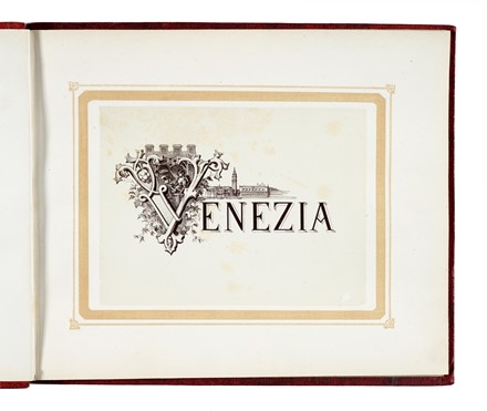  Giorgio Sommer  (Francoforte sul Meno, 1834 - Napoli, 1914) : Album 'Venezia', con 26 albumine.  - Asta Fotografie storiche - Libreria Antiquaria Gonnelli - Casa d'Aste - Gonnelli Casa d'Aste