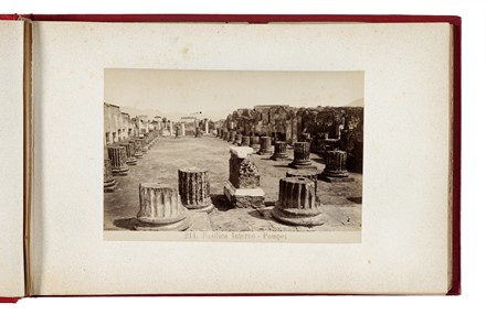 Eufrasio Mauri  (attivo a Napoli, ) : Album 'Pompei', con 48 fotografie.  - Asta Fotografie storiche - Libreria Antiquaria Gonnelli - Casa d'Aste - Gonnelli Casa d'Aste