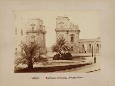  Giuseppe Incorpora  (Palermo, 1834 - 1914) : Lotto di sedici albumine: vedute di Palermo.  - Auction Fotografie storiche - Libreria Antiquaria Gonnelli - Casa d'Aste - Gonnelli Casa d'Aste