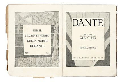  Res Alojzij : Dante: raccolta di studi.  - Asta Libri, manoscritti e riviste [ASTA A TEMPO] - Libreria Antiquaria Gonnelli - Casa d'Aste - Gonnelli Casa d'Aste