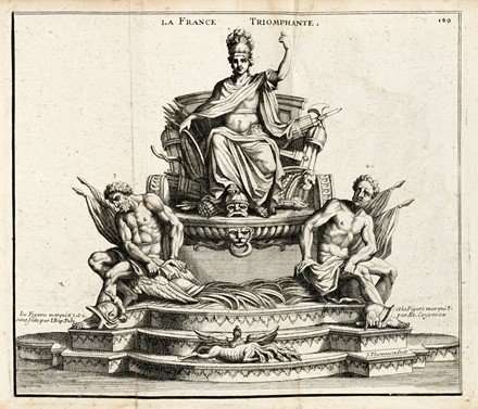  Thomassin Simon : Recueil des figures, groupes, thermes, fontaines, vases et autres ornemens [...] dans le Chateau et Parc de Versailles... Architettura, Arte, Storia locale, Figurato, Storia, Diritto e Politica, Collezionismo e Bibliografia  - Auction Books, autographs & manuscripts [timed auction] - Libreria Antiquaria Gonnelli - Casa d'Aste - Gonnelli Casa d'Aste