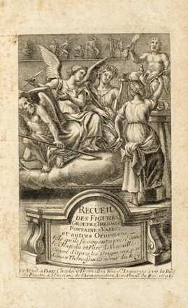  Thomassin Simon : Recueil des figures, groupes, thermes, fontaines, vases et autres ornemens [...] dans le Chateau et Parc de Versailles...  - Asta Libri, manoscritti e riviste [ASTA A TEMPO] - Libreria Antiquaria Gonnelli - Casa d'Aste - Gonnelli Casa d'Aste