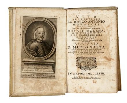  Soli Muratori Gian Francesco : Vita del proposto Lodovico Antonio Muratori, gi bibliotecario del serenissimo signor duca di Modena [...]. Edizione seconda... Biografia, Letteratura italiana, Letteratura francese, Storia, Storia, Diritto e Politica, Letteratura, Letteratura, Storia, Diritto e Politica  Franois-Marie Arouet (de) Voltaire, Francesco Becattini  - Auction Books, autographs & manuscripts [timed auction] - Libreria Antiquaria Gonnelli - Casa d'Aste - Gonnelli Casa d'Aste