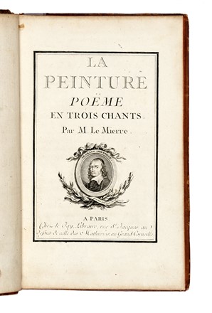  Le Mierre Antoine Marin : La peinture poeme en trois chants. Letteratura francese, Letteratura  Etienne (de) Lafargue  - Auction Books, autographs & manuscripts [timed auction] - Libreria Antiquaria Gonnelli - Casa d'Aste - Gonnelli Casa d'Aste
