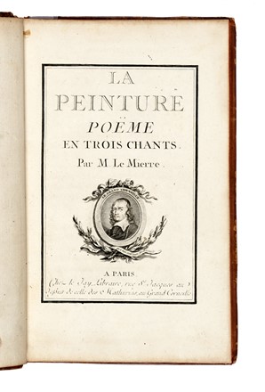  Le Mierre Antoine Marin : La peinture poeme en trois chants. Letteratura francese, Letteratura  Etienne (de) Lafargue  - Auction Books, autographs & manuscripts [timed auction] - Libreria Antiquaria Gonnelli - Casa d'Aste - Gonnelli Casa d'Aste