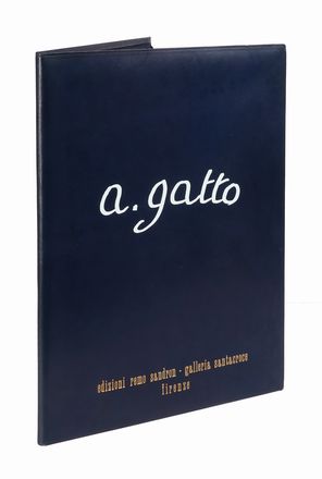  Gatto Alfonso : Alfonso Gatto. 5 litografie, 5 poesie, 1 poesia autografata.  - Asta Libri, manoscritti e riviste [ASTA A TEMPO] - Libreria Antiquaria Gonnelli - Casa d'Aste - Gonnelli Casa d'Aste