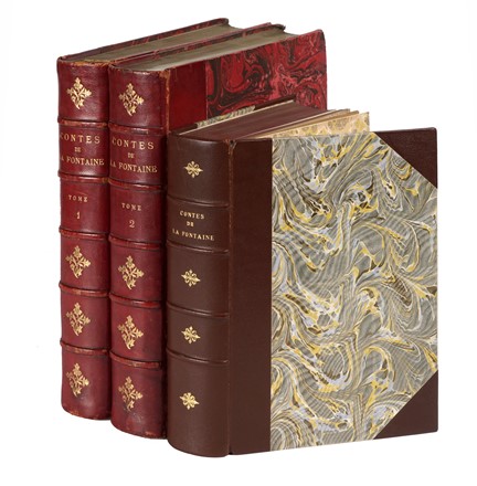  La Fontaine Jean (de) : Contes [...] avec illustrations de Fragonard, reimpression de l'édition de Didot, 1795... Tome premier (-second).  - Asta Libri, manoscritti e riviste [ASTA A TEMPO] - Libreria Antiquaria Gonnelli - Casa d'Aste - Gonnelli Casa d'Aste