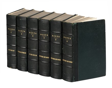  Alighieri Dante : La Divina Commedia [...] col comento del P. Baldassarre Lombardi [...] Le opere minori. Volume I (-VI).  Baldassarre Lombardi  - Asta Libri, manoscritti e riviste [ASTA A TEMPO] - Libreria Antiquaria Gonnelli - Casa d'Aste - Gonnelli Casa d'Aste