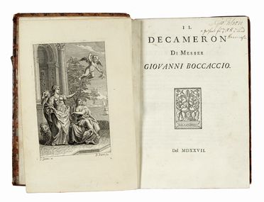  Boccaccio Giovanni : Il Decameron.  - Asta Libri, autografi e manoscritti - Libreria  [..]