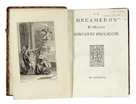  Boccaccio Giovanni : Il Decameron.  - Asta Libri, autografi e manoscritti - Libreria Antiquaria Gonnelli - Casa d'Aste - Gonnelli Casa d'Aste