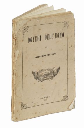  Mazzini Giuseppe : Doveri dell'uomo.  - Asta Libri, autografi e manoscritti - Libreria  [..]