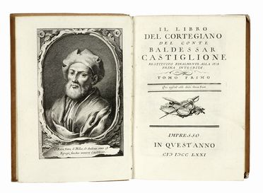  Castiglione Baldassarre : Il Libro del Cortegiano [...] restituito finalmente alla  [..]