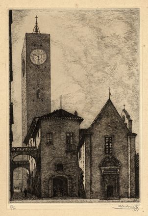  Antonio Carbonati  (Mantova, 1893 - Roma, 1956) : Orvieto. Acqueforti originali  [..]