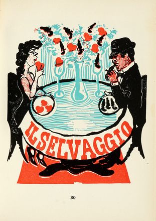  Palazzeschi Aldo : Bestie del 900. Libro d'Artista, Letteratura italiana  Mino Maccari  (Siena, 1898 - Roma, 1989)  - Auction Books, autographs & manuscripts - Libreria Antiquaria Gonnelli - Casa d'Aste - Gonnelli Casa d'Aste