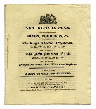  Sivori Camillo : Programma di sala de The King's Theatre, Haymarket London. Musica, Musica, Teatro, Spettacolo  - Auction Books, autographs & manuscripts - Libreria Antiquaria Gonnelli - Casa d'Aste - Gonnelli Casa d'Aste