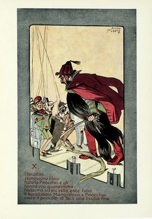  Collodi Carlo : Le avventure di Pinocchio [...] disegni a colori di Attilio Mussino. Illustrati per l'infanzia, Letteratura  Attilio Mussino  - Auction Books, autographs & manuscripts - Libreria Antiquaria Gonnelli - Casa d'Aste - Gonnelli Casa d'Aste