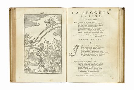  Tassoni Alessandro : La secchia rapita. Poema eroicomico [...] colle dichiarazioni  [..]